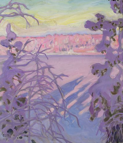 A Winter Landscape, 1917 by Akseli Valdemar Gallen Kallela
